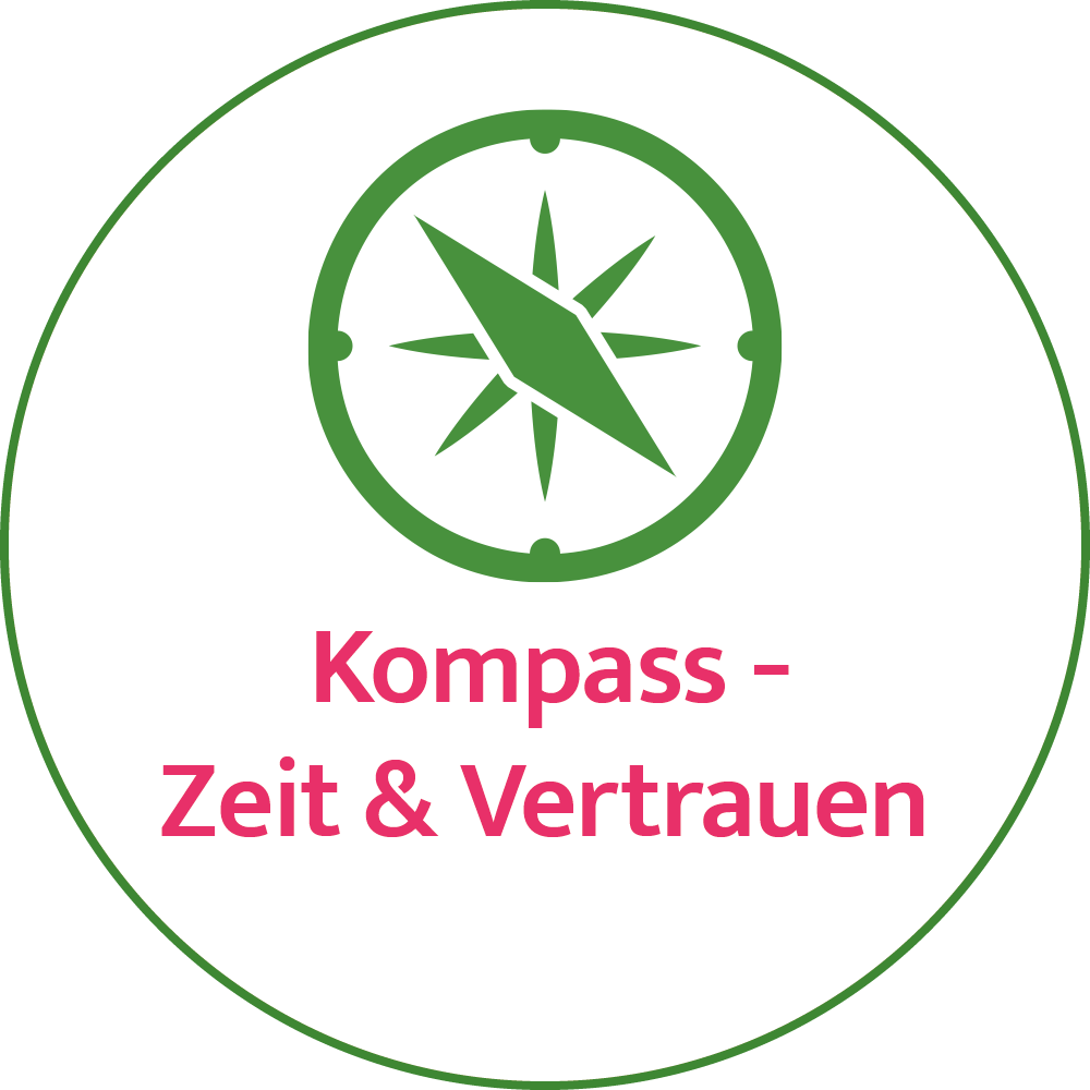 Logo Kompass - Zeit und Vertrauen